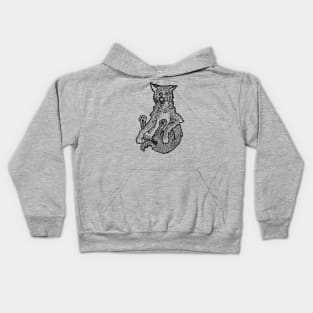 A Levity of Animals: The Cat's Meow Kids Hoodie